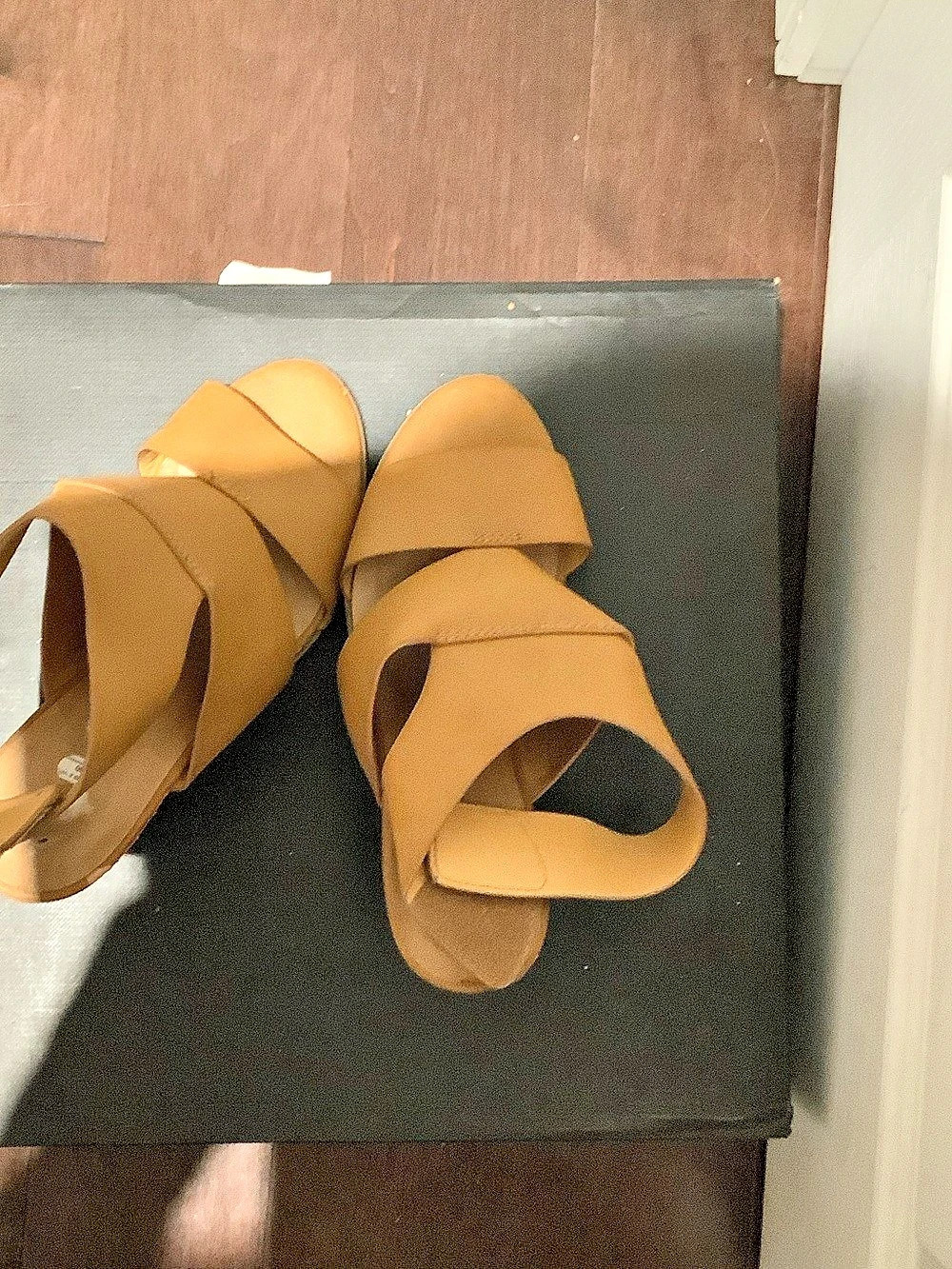City Classified Brown Strappy Heels